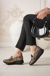 MAMMAMİA HAKİKİ DERİ KADIN GÜNLÜK AYAKKABI 355525Y - LEOPAR