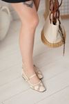 LİZSHOE DERİ KADIN BABET MANZO 2554325Y - BEJ
