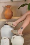 LİZSHOE HAKİKİ DERİ KADIN TERLİK ZYN 804325Y - BEJ SÜET