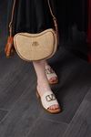 LİZSHOE HAKİKİ DERİ KADIN TERLİK SEÇ 01625Y - BEJ