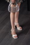 LİZSHOE KADIN ABİYE AYAKKABI SİMİLA 858-12825Y - SEDEF