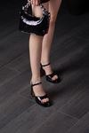 LİZSHOE KADIN ABİYE AYAKKABI SİMİLA 858-12825Y - SİYAH