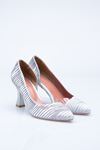 LİZSHOE  KADIN STİLETTO AYAKKABI  NEW 065324Y