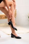 LİZSHOE HAKİKİ DERİ KADIN TOPUKLU AYAKKABI OBN 45824Y