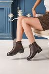 LİZSHOE HAKİKİ DERİ KADIN BOT OVA 3325K