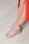 LİZSHOE HAKİKİ DERİ KADIN SANDALET ELNR 49425Y
