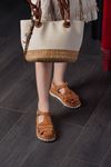 LİZSHOE HAKİKİ DERİ KADIN SANDALET SPİL 2025Y
