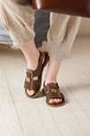 MAMMAMİA HAKİKİ DERİ KADIN SANDALET 278026Y