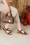 MAMMAMİA HAKİKİ DERİ KADIN SANDALET 296526Y