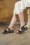 LİZSHOE HAKİKİ DERİ KADIN SANDALET ZYN 806126Y